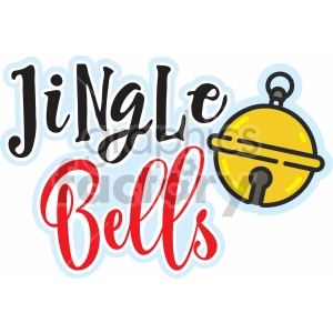 jingle bells vector svg cut file