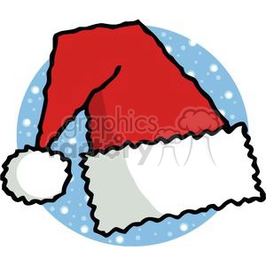 A Red and White Santa Hat