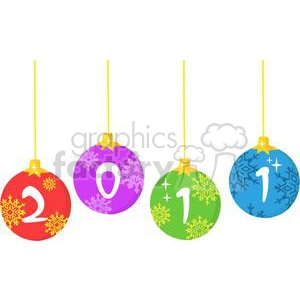 3847-2011-Year-Christmas-Balls