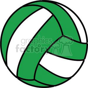 green volleyball