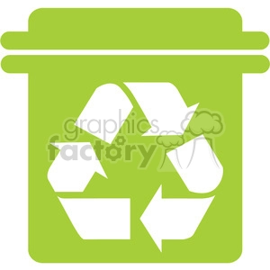 green recycle can