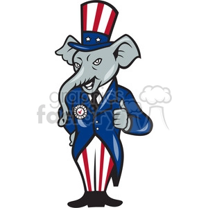 elephant republican thumb up