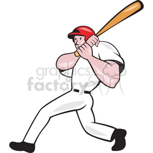 baseball player batting follow thru