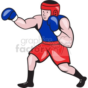 boxer punching side