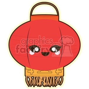 Chinese Lantern cartoon character illustration