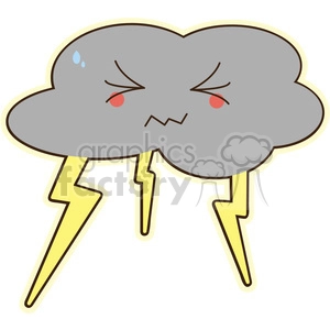 lightning cartoon character
