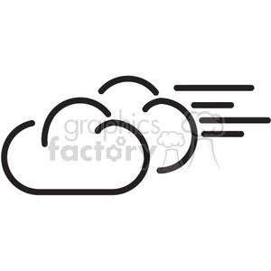weather windy vector icon