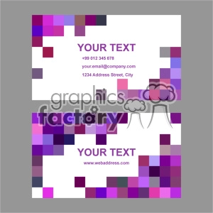 vector business card template set 040