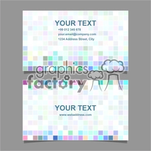 vector business card template set 058
