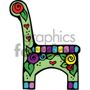 cartoon vector chair image