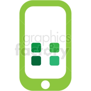 mobile phone apps icon clip art