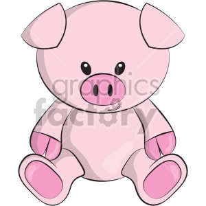 Teddy pig clipart