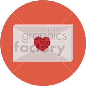 love letter for valentines vector icon on peach background