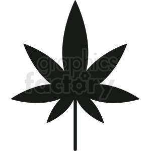 vector marijuana leaf silhouette design