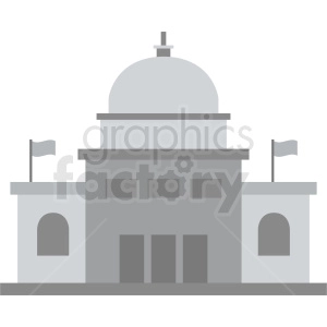 government embassy vector icon