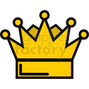 vector king crown icon