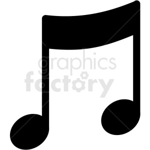 music note vector clipart