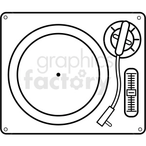 turntable vector icon