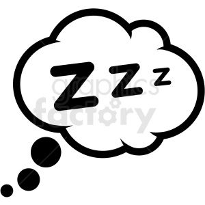 sleep dream cloud icon vector