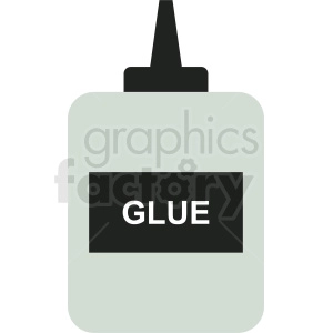 glue bottle graphic