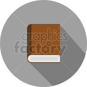 closed book vector clipart 2