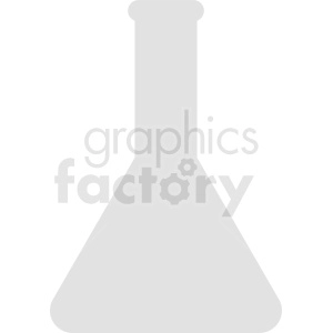 science beaker silhouette no background