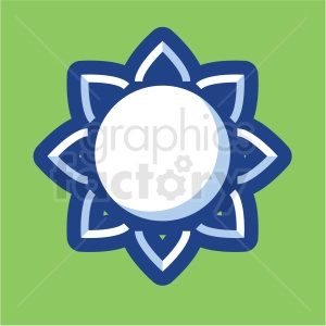 sun vector icon on green background