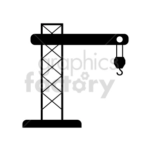 tower crane vector clipart