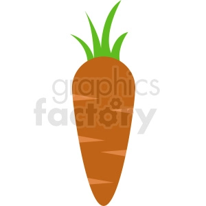 cartoon carrot vector clipart