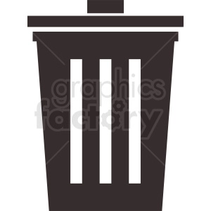 trash can vector icon