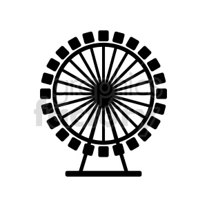 ferris wheel vector icon