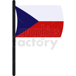 Czech Republic flag art