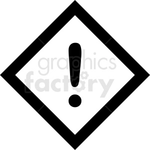 caution sign vector