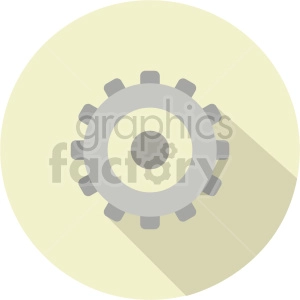 gear vector icon graphic clipart 3