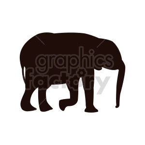 elephant vector outline