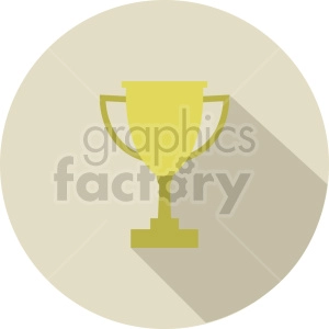 trophy vector icon graphic clipart 1