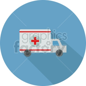 ambulance vector icon graphic clipart 2
