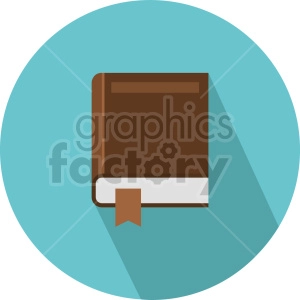 closed book vector clipart 3