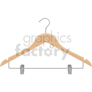 clothing hanger vector graphic