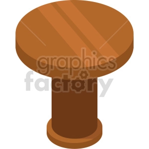 isometric kitchen table vector icon clipart 4