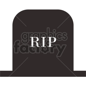 rip tombstone vector graphic