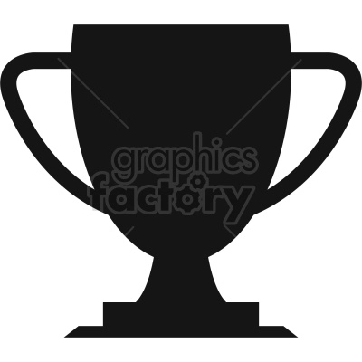 silhouette of trophy