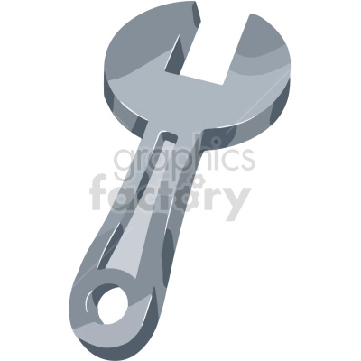 wrench cartoon vector