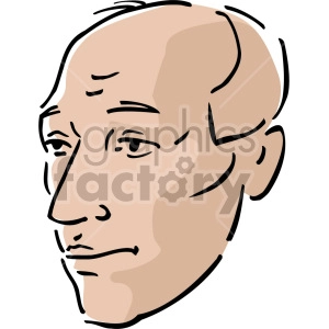 older bald man