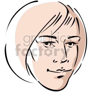 woman's face