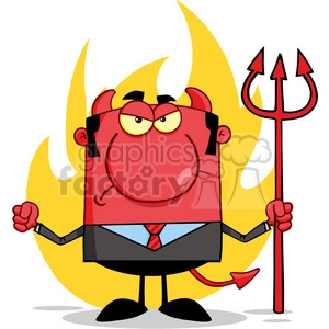 RF Angry Devil With A Trident