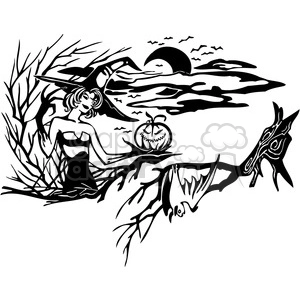 Halloween clipart illustrations 030