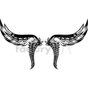 wing tattoo design