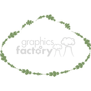 green floral frame swirls boutique design border 14