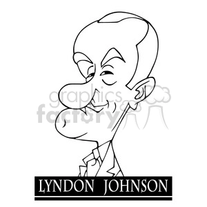 lyndon b johnson black white
